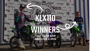 Two Lucky Riders WIN & Ride our BRAND NEW KLX110L' s At OCA MX Club In Utah