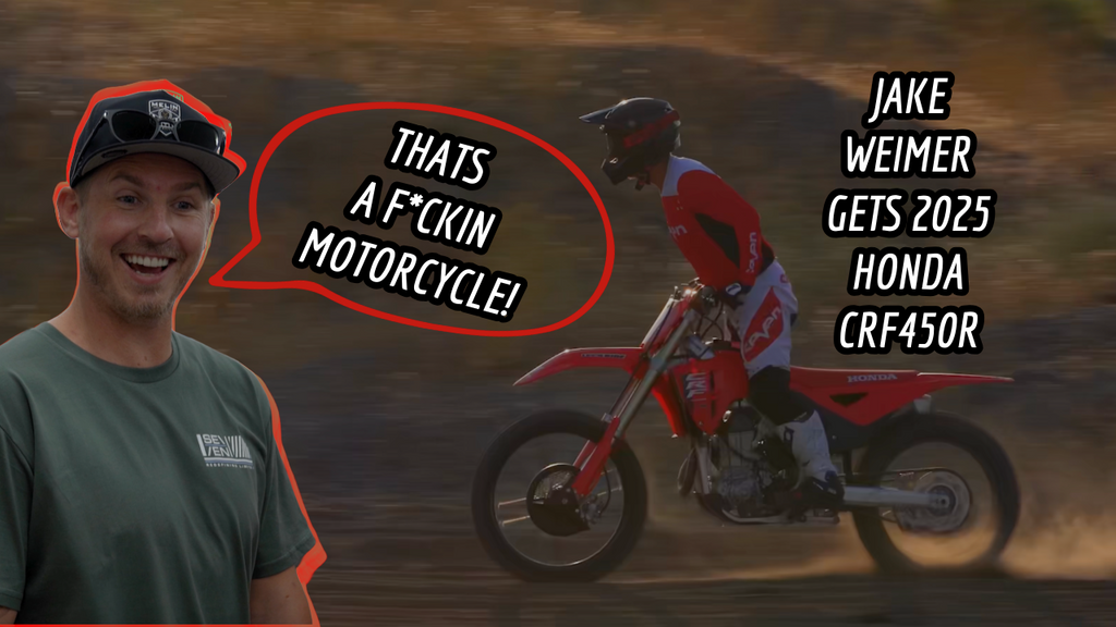 "That's a F*CKIN Motorcycle" - 2010 West Coast Sx Champ Jake Weimer Gets 2025 Honda CRF450R