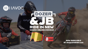 "I Like Those Ones" - DOZER & Jarred Browne Unboxing and Riding In NEW HAVOC HELIOS GOGGLE