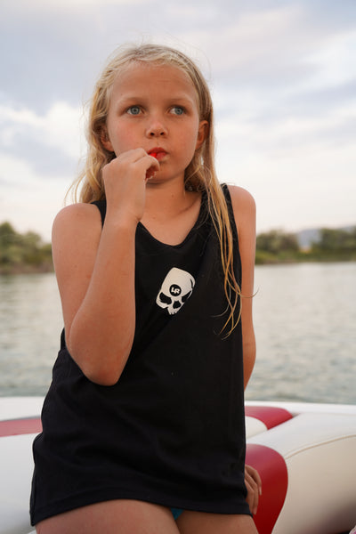 LETSRIDECO. Youth Skull Cotton Tank Top