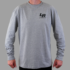 LETS RIDE CO. LR Icon Adult Athletic Heather Grey Long Sleeve Shirt