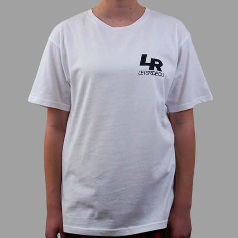 LETS RIDE CO. LR Icon Youth White T - Shirt