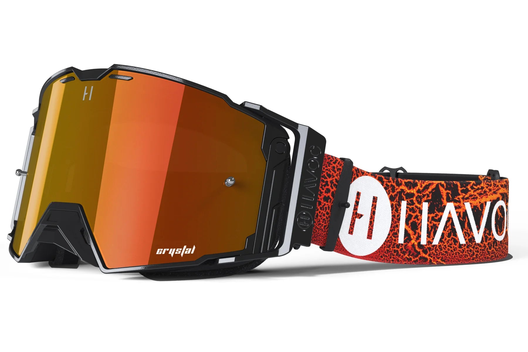 HAVOC RACING HELIOS GOGGLE - RED DRAGON