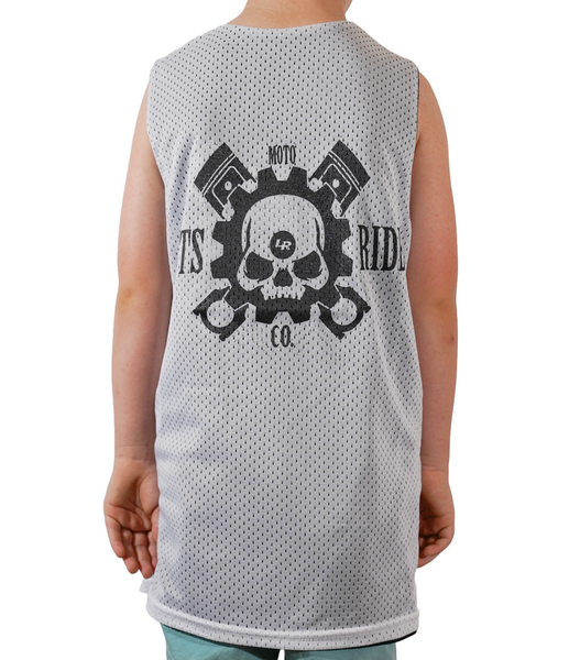 LETSRIDECO. Youth Skull Reversible Mesh Jersey