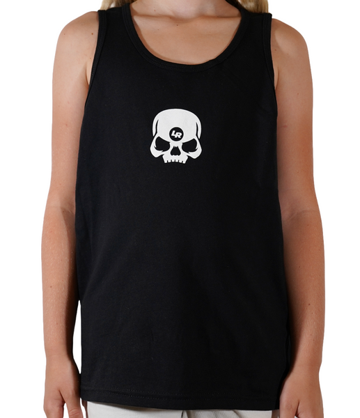 LETSRIDECO. Youth Skull Cotton Tank Top