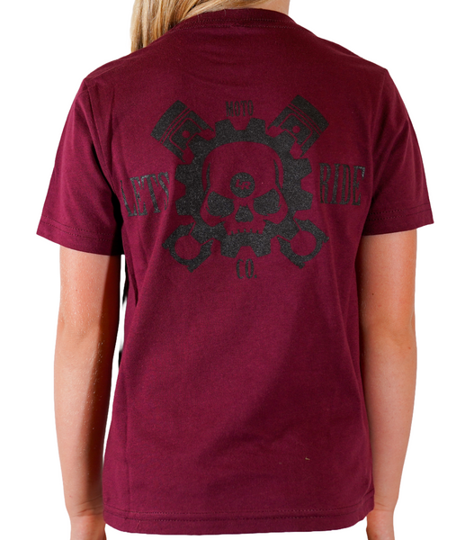 LETSRIDECO. Youth Skull T - Shirt