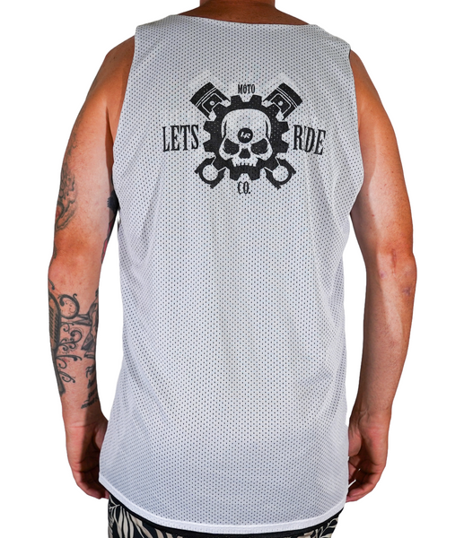 LETSRIDECO. Adult Skull Reversible Mesh Jersey