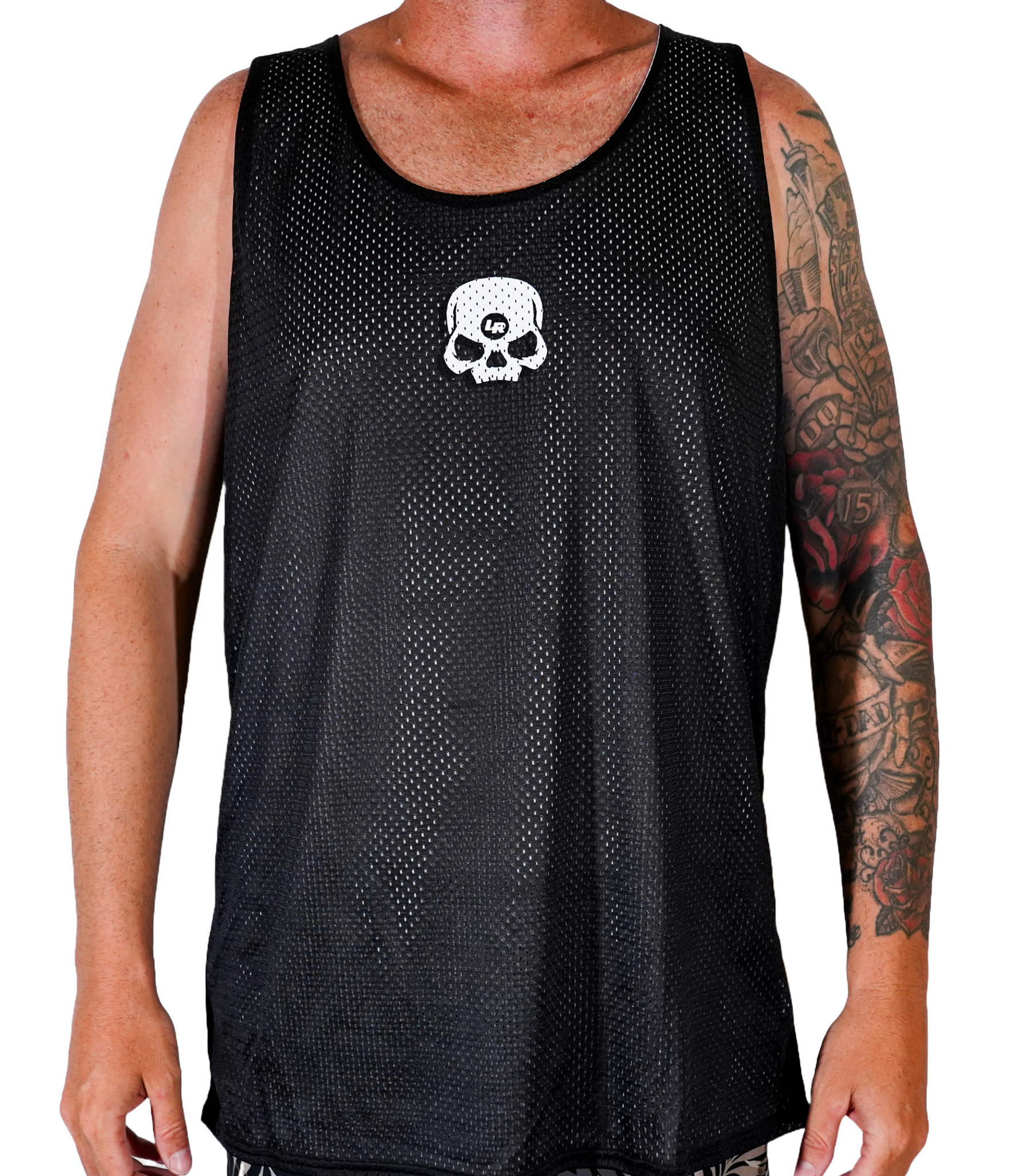 LETSRIDECO. Adult Skull Reversible Mesh Jersey