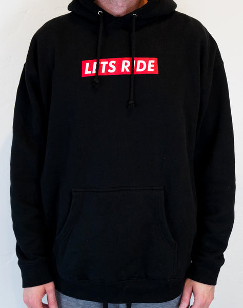 LETS RIDE CO. "Supreme Ride" Black Adult Hoodie