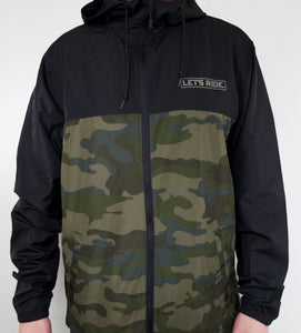 Lets Ride Camo Adult Wind Breaker