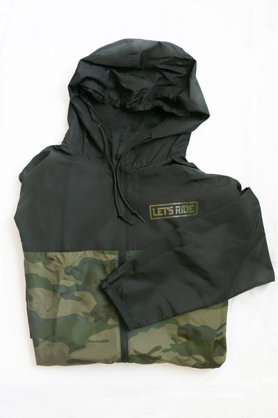 Lets Ride Camo Adult Wind Breaker